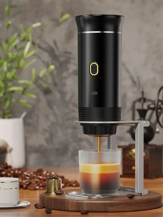 Portable electric wireless coffee machine